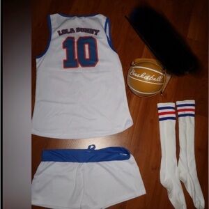 Lola bunny costume with cute purse